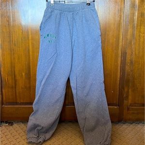Brandy Melville John Galt Rosa Sweatpants New York Gray/Grey